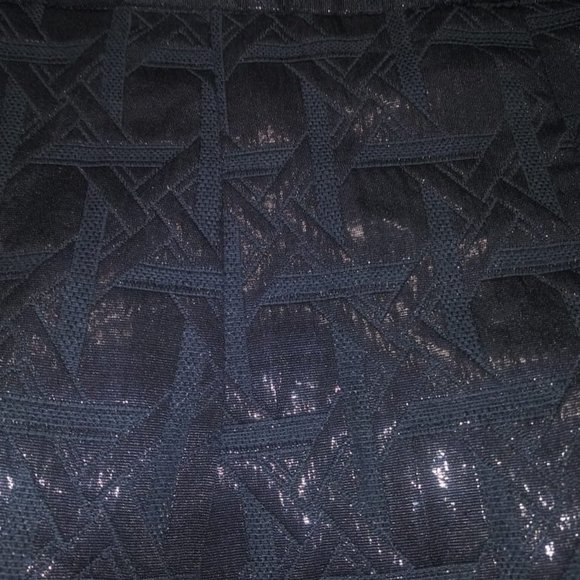 NWT- Kirna Zabête -Metallic Jacquard Fit&Flare Pleated Skirt - Picture 4 of 5